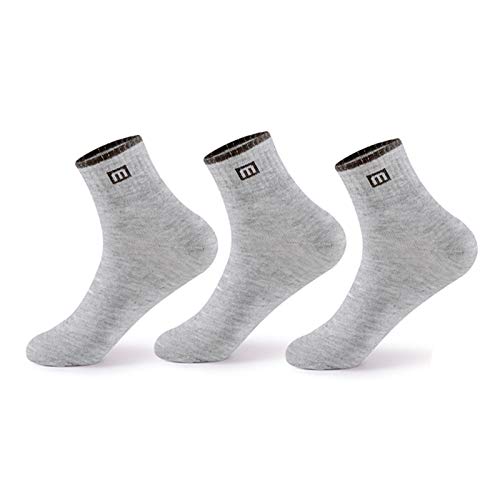 5 pares de calcetines de tubo de algodón para hombres otoño largo calcetín para caminar senderismo escuela de negocios