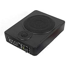 Amplified Car Subwoofer, 12V 600W Car Audio Modified Subwoofer, Low Profile, 8 Inch Subwoofer, Great for Vehicles That Need Bass But Have Limited Space