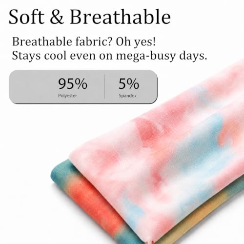 Image of Headbands for Women 8PCS, Summer-Exclusive Elastic Non Slip Hair Head Bands