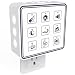 Plug-In Nightlight White Noise Sound Machine – Relaxing Sleep Therapy for Adults & Baby w/9 Natural Sound Settings, Auto Timer, Headphone Jack & USB Cord – Portable for Home & Travel