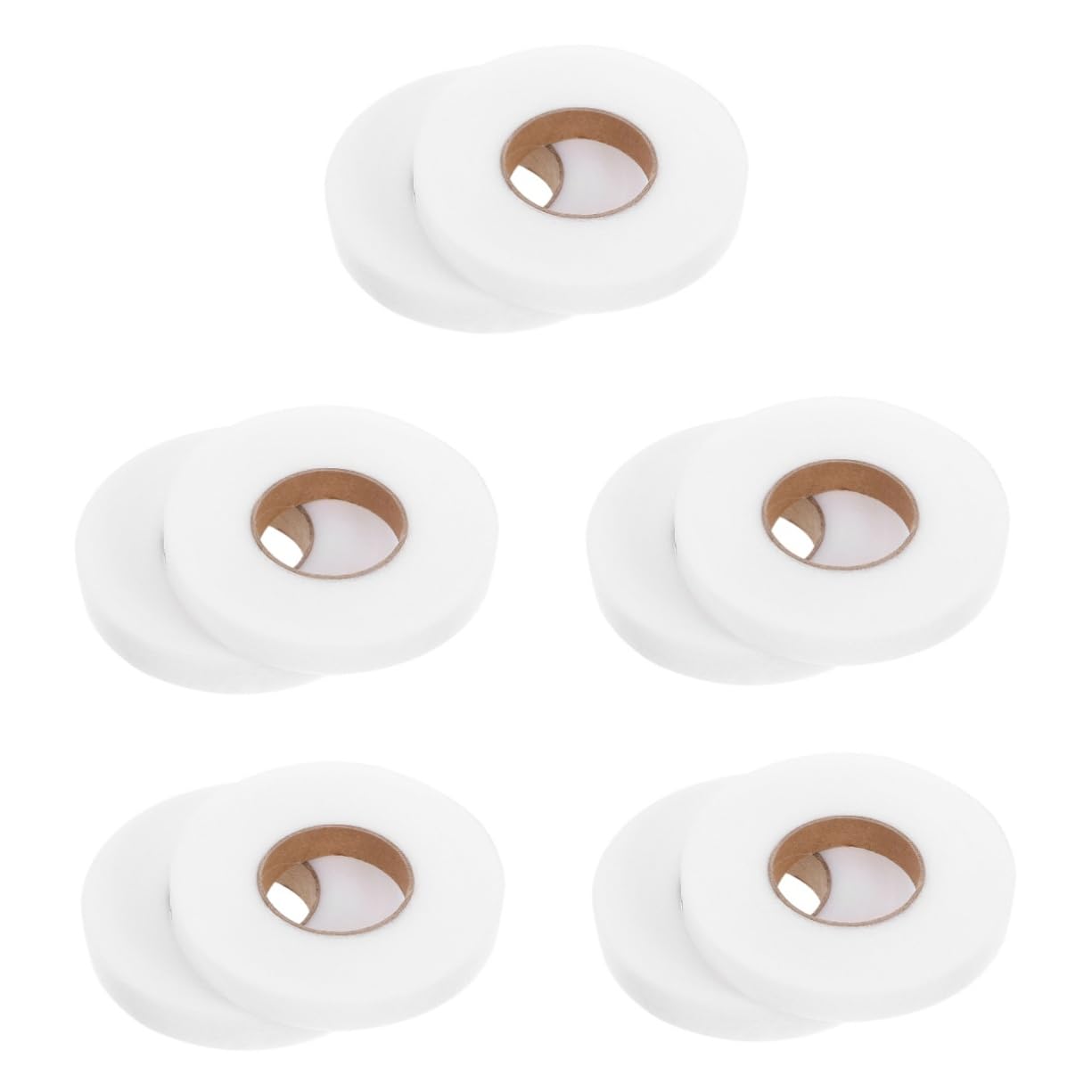 NUOBESTY 10rouleaux Rubans Adhésifs Thermocollants Double Face Pour Ourlets De Vêtements Pour Réparations Et Accessoires De Couture