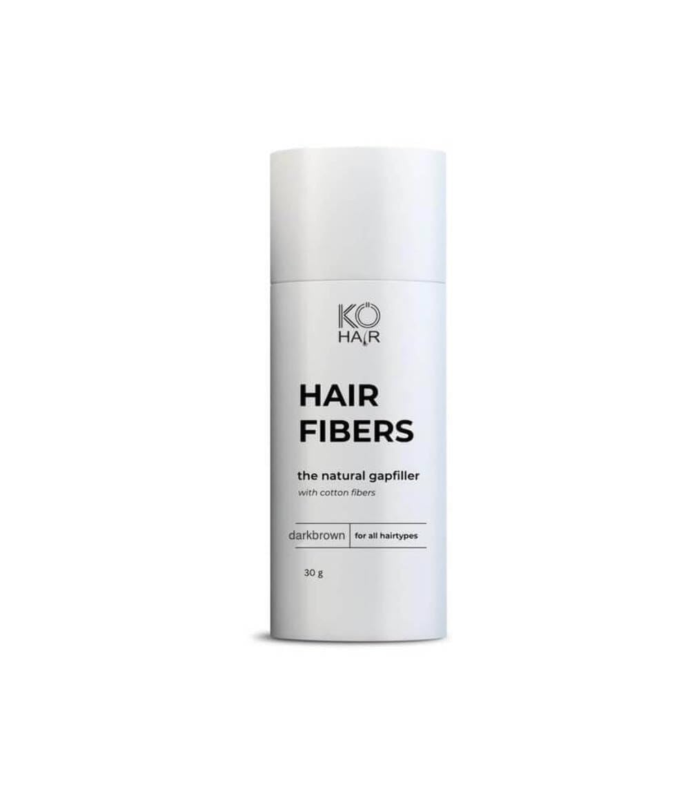 KÖ-HAIR FIBERS 30 g - Capelli sparsi in fibre di cotone per addensare i capelli, capelli naturali sfusi contro la caduta dei capelli, polvere per capelli più completa, nasconde le zone chiare al