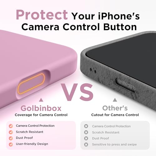 Image of GolbinBox Magnetic for iPhone 17 Pro Case, Silicone Cover, Roland Purple