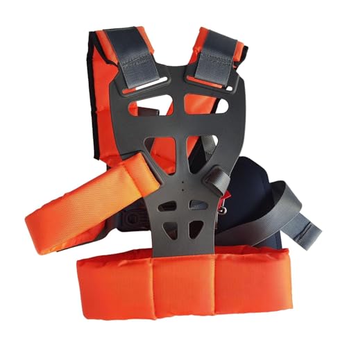 Trimmer - Tracolla per decespugliatore, traspirante, per la cura del prato, giardinaggio e trimmer