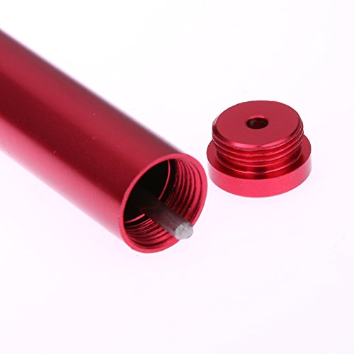 Whitelotous Brass Leather Craft Top Edge Dye Roller Pen Applicator Leather Craft Oil Painting Making Tool (Red)