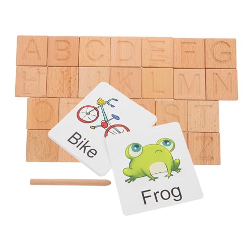 Lettres à tracer en bois pour stimuler la réflexion préscolaire des enfants
