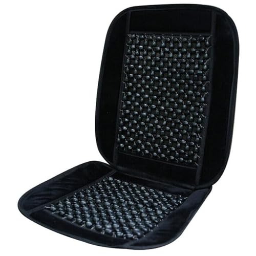 BEAHING Coperchio di sedile in perline per auto, sedile auto traspirante Massaging Auto Seggiolino per auto -Cuscino Copertina di copertura del comfort Auto