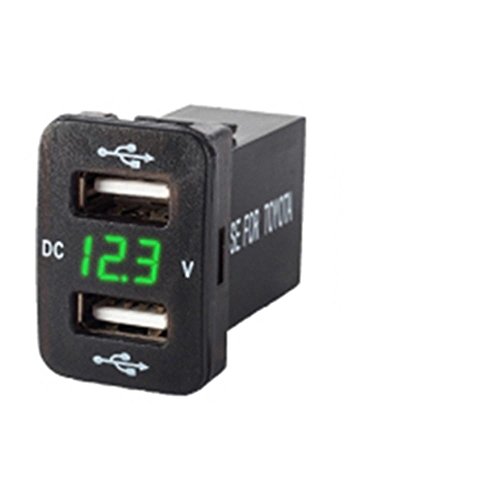 zmart TOYOTAΉ g^Ή  5V 2.1A 2 USB|[g _bV{[h dv fBXvC X}z X}[gtH android [d A_v^[ VK[C^[ ԍ \Pbg VK[\Pbg d|[g X}z[d ԗp