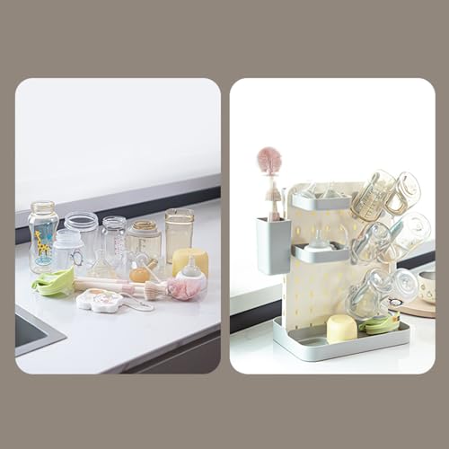 Égouttoir à biberons amovible et support de séchage compact de table - 8