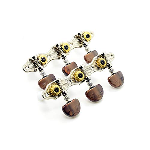 Accesorios para guitarra Clásico Sintonización de guitarra Peg Bronce Color Chrome 1 Cover