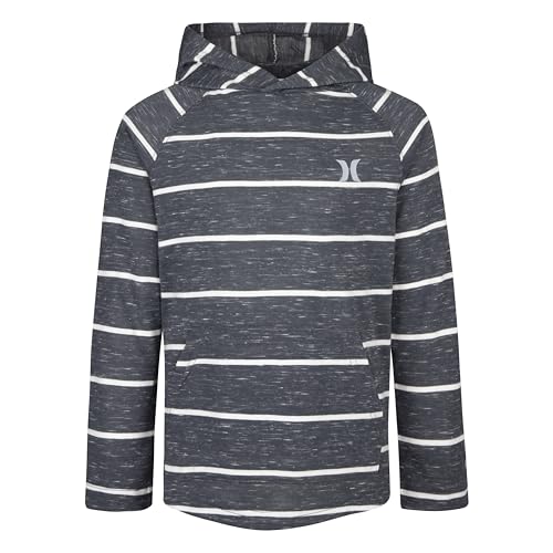 Hurley boys Long Sleeve Soft Basic Cloud Slub Hooded T-shirt