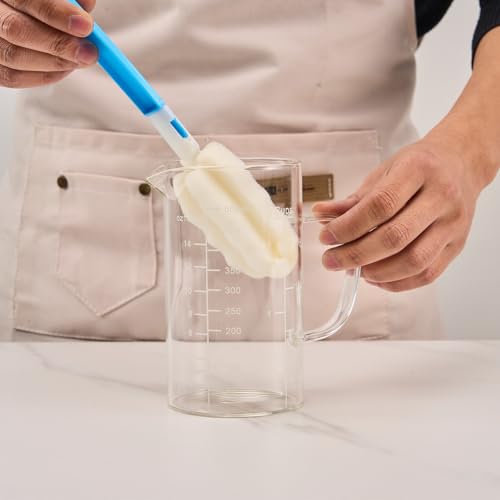 Vaso medidor de vidrio 500 ml con marcas claras miniatura 4