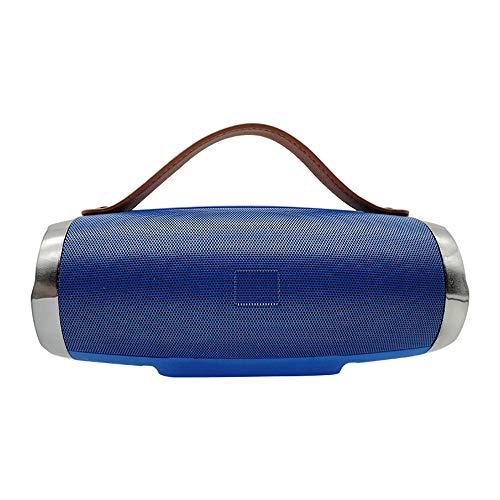 KuanDar Ele Altavoz Bluetooth, Bluetooth 4.2,Puede Cargar tu telefono,Llamadas Manos Libres y TF Ranura de La Tarjeta,para el Hogar Aire Libre y Viajes, Blue