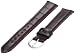 Timex Men's Q7B825 Leather Padded Crocodile Grain 18mm Brown Replacement Watchband