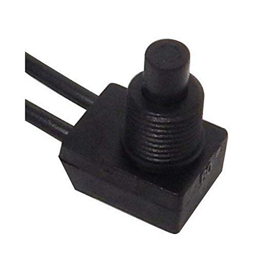 Morris 70165 SPST Miniature Push Button, Maintained Contact, On-Off with 6