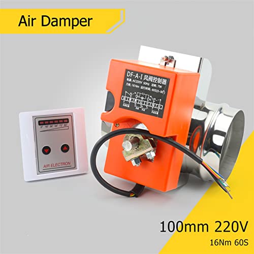 Vanne électrique à clapet d'air 100 mm pour optimiser la ventilation de votre maison