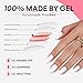 All White Coffin Press on Nails Medium - GJZEZ Soft Gel Solid Color Ballerina T Shape Glue on Nail, Handmade Fall Halloween Glossy Fake Nail | 16 Sizes - 32 pcs Reusable Nails, Classy White