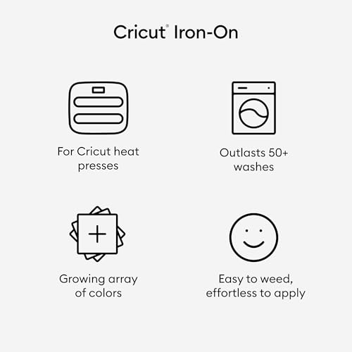 Image of Cricut Everyday Iron On, Navy | 3-Pack of 2ft Rolls (12 inch x 24 inch) - HTV Heat Transfer Vinyl for Shirts, Decor & More - Compatible with Cricut Machines & Heat Presses