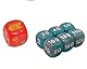 BB-Toy-Trades kompatibel für PKM TCG Elite Top Trainer Würfel Set Schadensmarken Dice Set mit BB-Toy-Trades Versandschutz (Karmesin & Purpur - Koraidon)