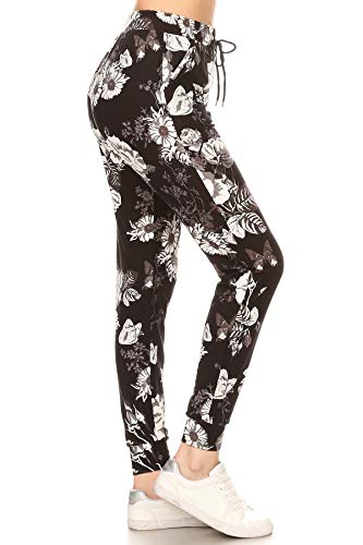 Image of Leggings Depot Premium Jogger Women's Popular Print High Waist Track Pants(S-XL)