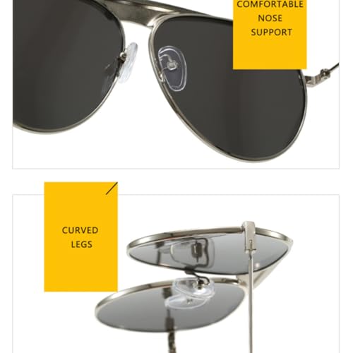 Lunettes de soleil rétro UV400 protégeant efficacement vos yeux avec style - 4