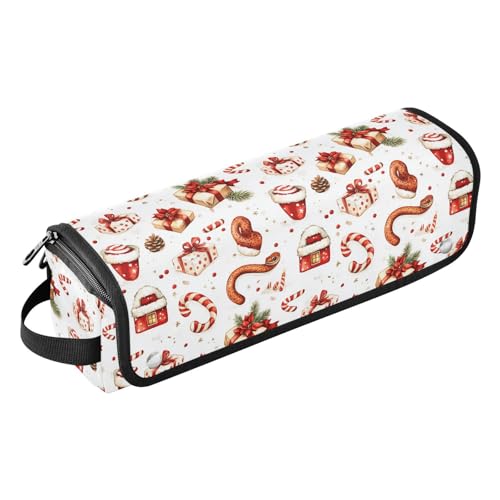 Bolsa de viaje resistente al calor para herramientas de cabello New Years Marble, organizador portátil para planchas, rizadores y accesorios de cuidado capilar miniatura 1
