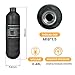 TUXING 4500Psi Carbon Fiber Frosted Air Tank,0.48L/480CC/29Cu in Pcp Air Tank,HPA Composite Cylinder for PCP Airgun Charging System Paintball Fill Station