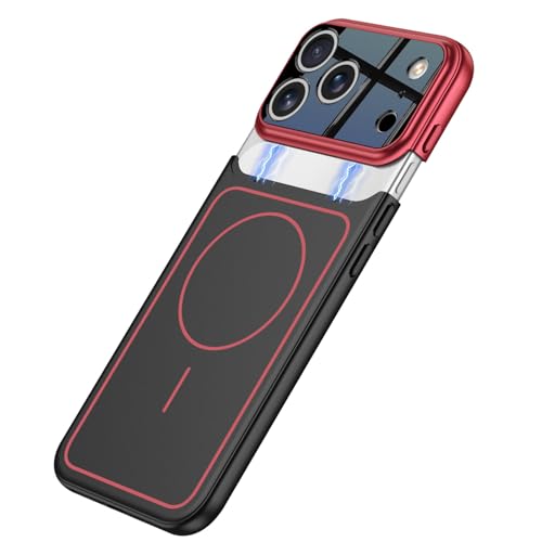 Coque iPhone 17 Pro Max rouge magnétique fine protection photo