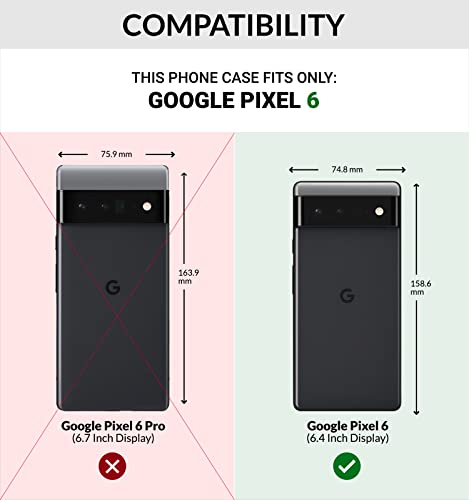 SURAZO Leather Wallet Mobile Phone Case Compatible with Google Pixel 6, Flip & Fold Smartphone Case with Stand, RFID Blocker - Image 3