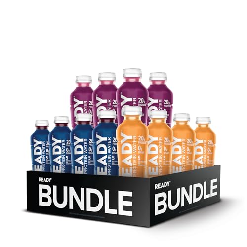 Image of Ready Clear Protein Water Variety, Black Cherry, Orange Mango & Blueberry