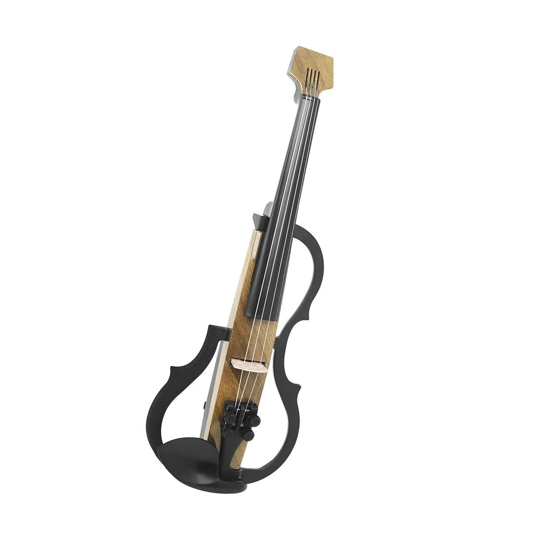 Skrzypce Elektryczne 4/4 Bez Główki Ciche Z Włókna Węglowego Z Akcesoriami Skrzypce Początkujących(Electric Violin Set)
