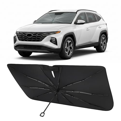 Proadsy Windshield Sun Shade Umbrella for Hyundai Tucson 2022-2025 2026 Foldable Car Umbrella...