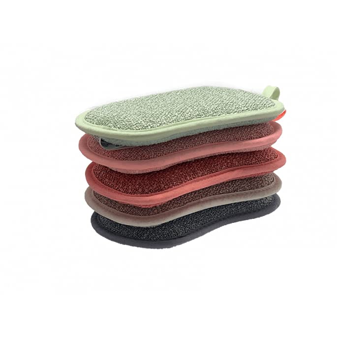 Set di 15 spugne per stoviglie lavabili – Clever SPONGE – Venteo – Non graffiante double face La cucina antibatterica in microfibra spugna pulisce efficacemente tutte le superfici