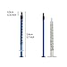 Shintop 100 Pack 1ml Syringe Measurement Oil Dispensing Syringe for Garden, Industrial Use (No Needles)