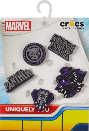 Image of Crocs Jibbitz 5-Pack Disney Shoe Charms | Jibbitz, Black Panther, One Size