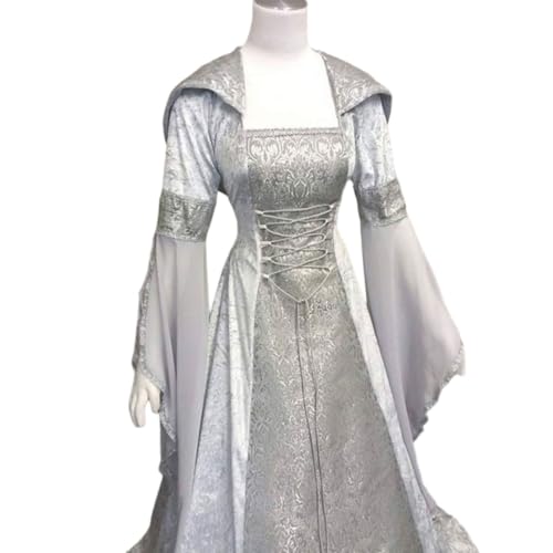 Renaissance Costume Women Corset Dress Hooded Dress Witch Costume Women - image 2