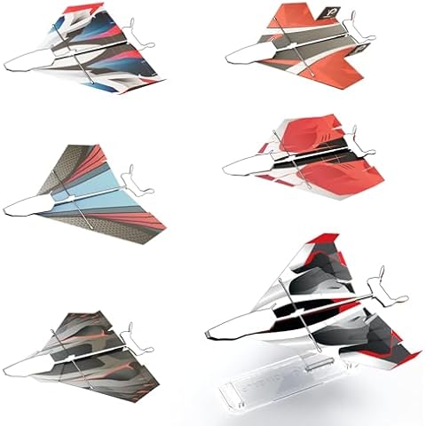12 Paper Airplane Templates for POWERUP 2.0 & 4.0. Color Paper Airplanes Templates and Display Stand for Plane. POWERUP 2.0 or 4.0 is not included Cover