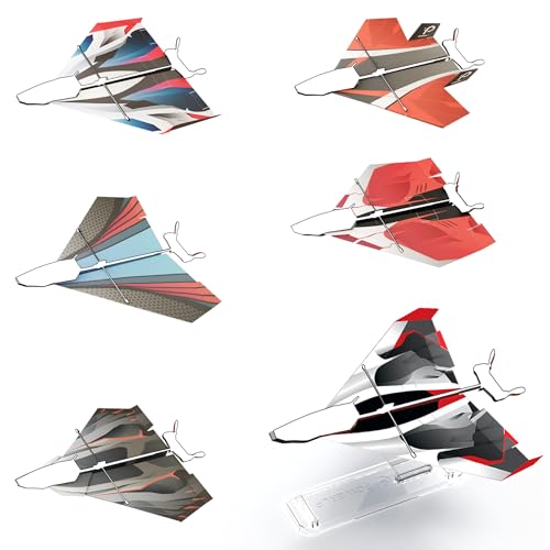 PowerUp Paper Airplane Templates for Models-12 Paper Airplane Templates For The Powerup 2.0,3.0,& 4.0. Includes Color Templates&Display Stand For Powerup Models. For Hobbyists&Tinkerers