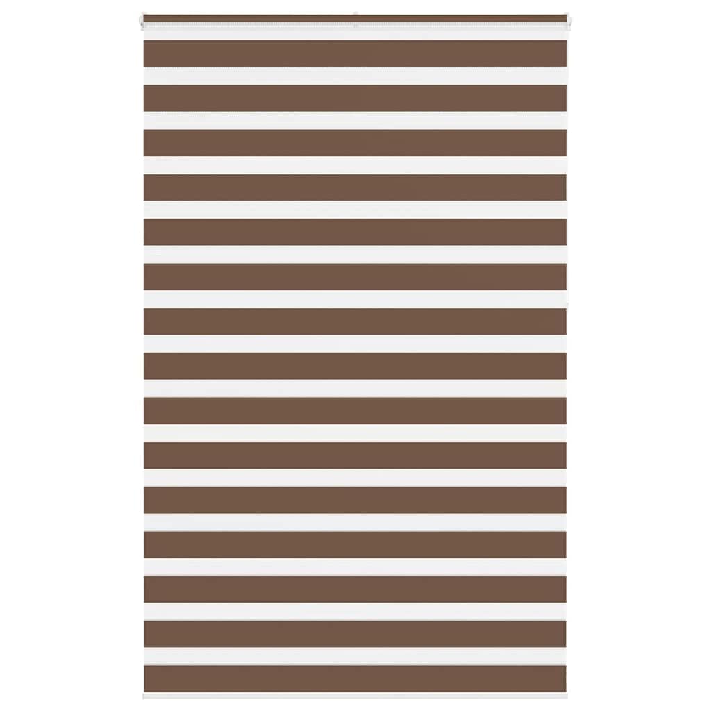 Vidaxl (Brown, 150 X 230 Cm) Zebra Blind Black 145X230 Cm Fabric Width 140.9 Cm Polyester