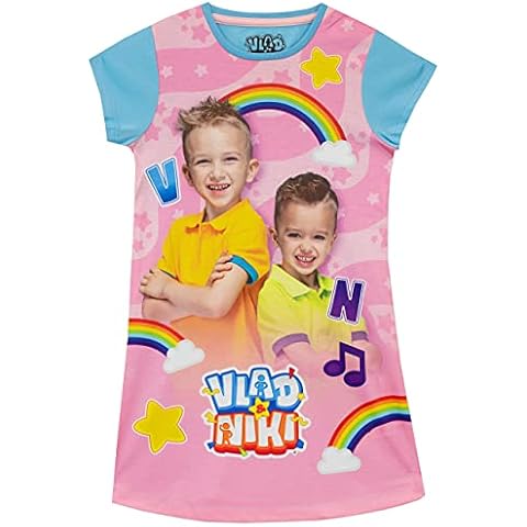 Vlad and Niki Camisón para Niñas Rosa 2-3 Años Cover
