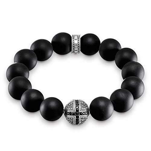 Thomas Sabo Bracciale Elastico Uomo Argento A1572-705-11-L19.5