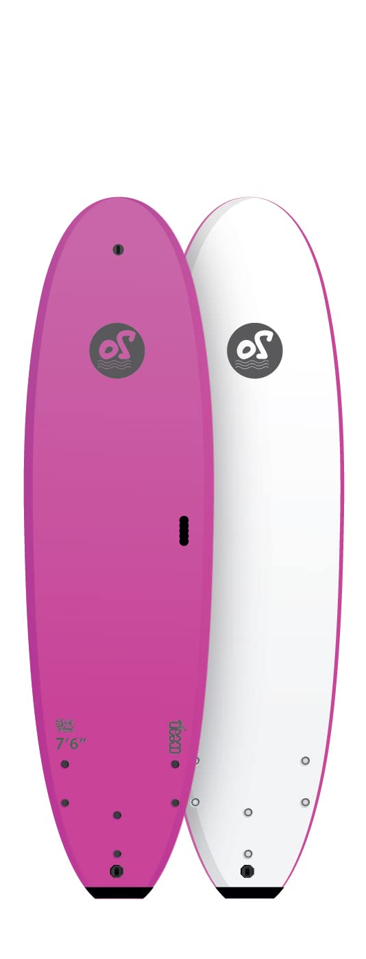 Ocean Storm Back to School - Tabla de surf de espuma (7'6'', Big Boy