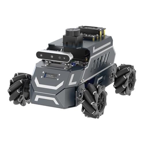 Image of Yahboom Jetson Nano B01 ROS2 Robot 360 Omnidirectional Wheels,Embedded Intelligence Large AI Model,SLAM Navigation for Electronic Engineering Competitions(Superior Ver Without Nano)