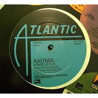 Aaliyah: 4 Page Letter 2x12"