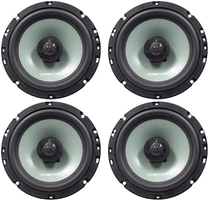 Kit 2 Pares de Alto Falantes 6,5 Polegadas 140W RMS 4Ohms Cone de...