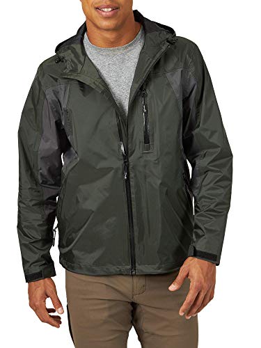 ATG by Wrangler Men's Rain Jacket, forest Night, Large