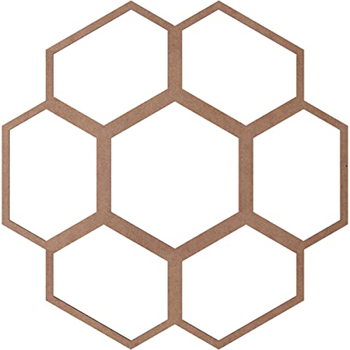 Image of Ekena Millwork 24 inchOD x 8 1 /2 inchID x 3 /8 inchT Florin Wood Fretwork Pierced Ceiling Medallion, Wood (Paint Grade)