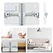Laptop Bed Tray Table, Height Angle Adjustable Laptop Bed Stand Portable Lap Desk with Foldable Legs USB Fan Small Light for Kids Adult Foldable Lap Tablet Table for Sofa Couch White