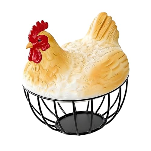 Sharplace Panier à œufs Rustique décoratif, Organisateur de comptoir, Porte-œufs pour ustensiles de Cuisine et légumes