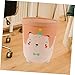 TEHAUX Adorable Cartoon Trash Can Waste Bucket for Bedroom Office Kitchen and Bathroom Practical and Stylish Garbage Container for All Spaces
